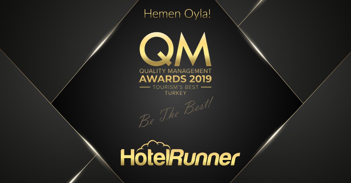 HotelRunner, Türk turizminin en prestijli ödülleri QM Awards’da iki kategoride aday!