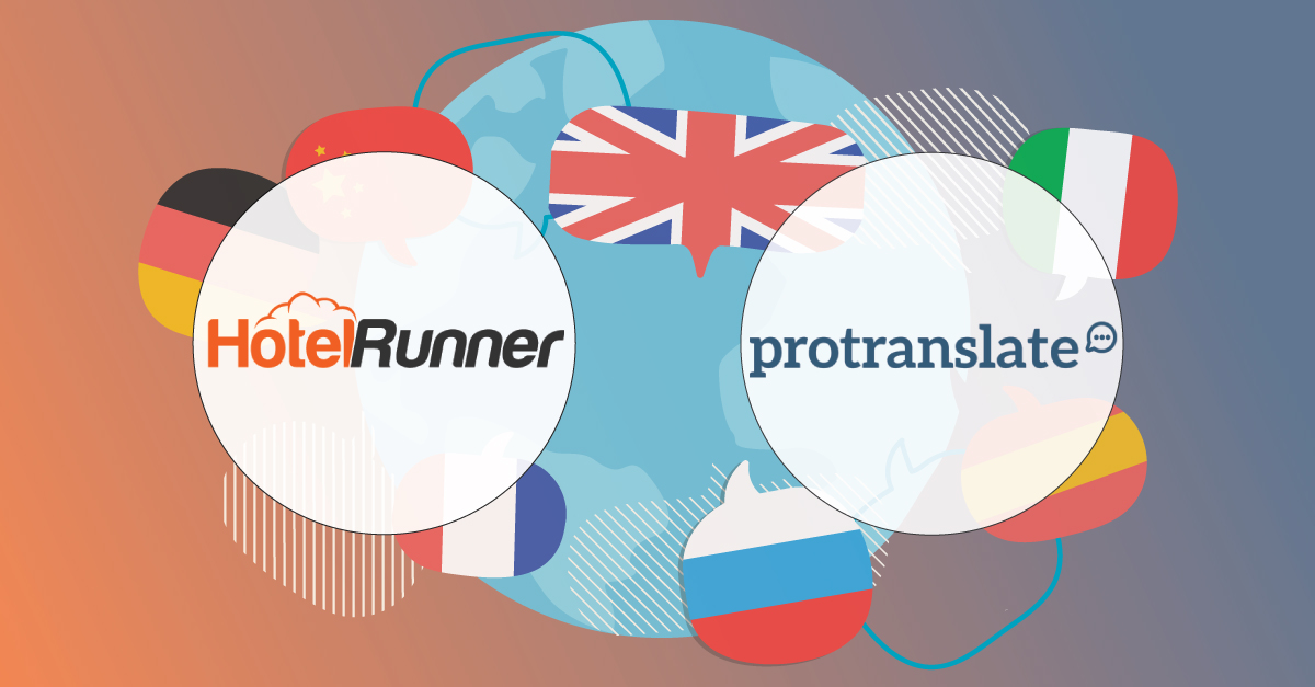 Get your content translated with HotelRunner and Protranslate!
