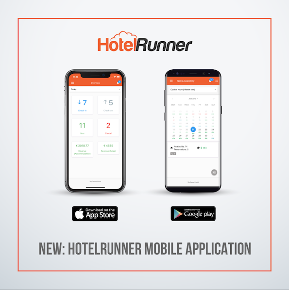 Start managing all your daily operations with the HotelRunner Mobile Application!
