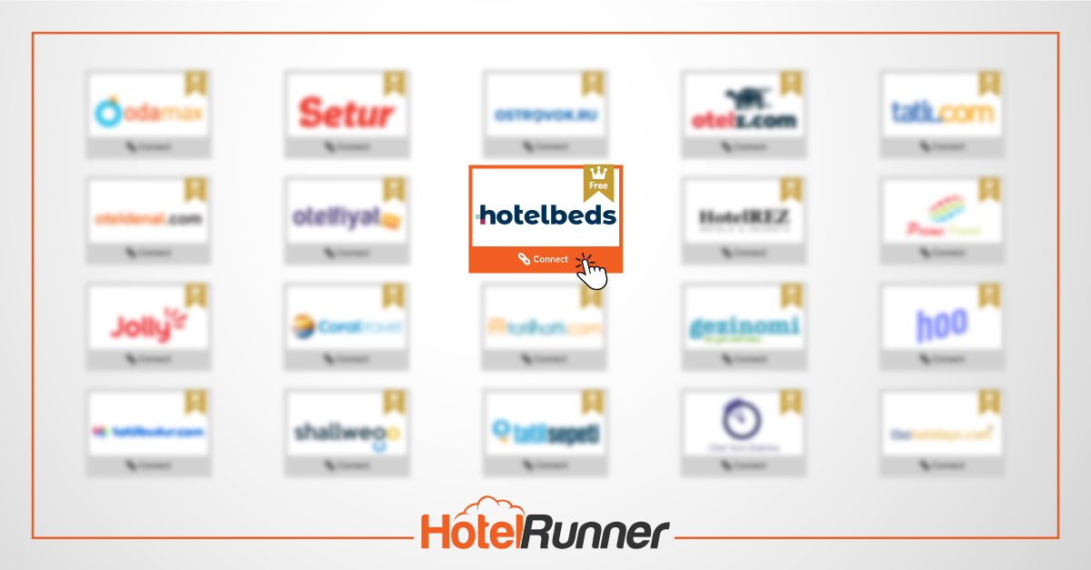 Hotelbeds is now a Free Channel on HotelRunner!