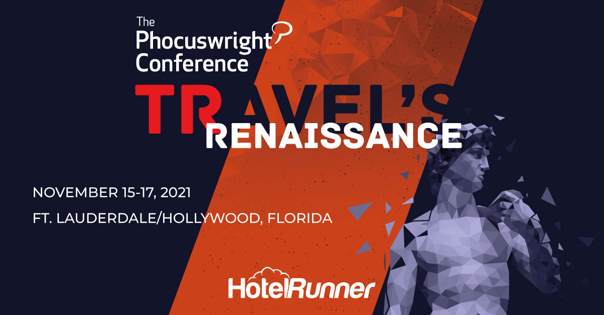 Meet with HotelRunner at The Phocuswright Conference!