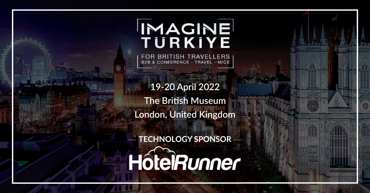 HotelRunner sponsorluğunda düzenlenen Imagine Türkiye Konferansı'nda bize katılın!