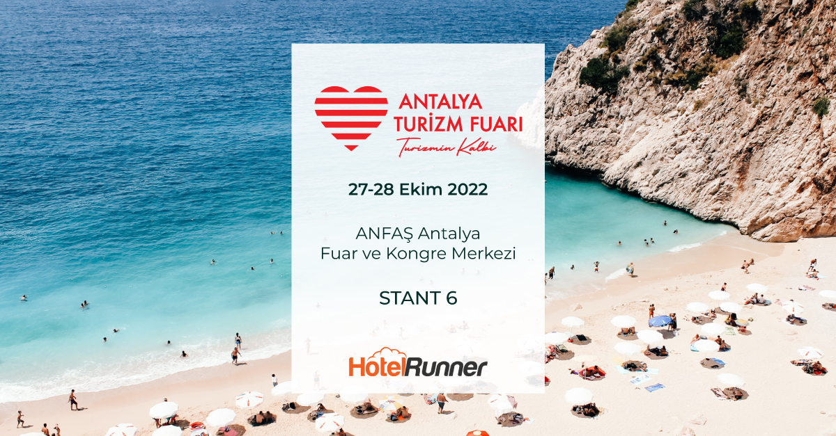 Antalya Turizm Fuarı’nda HotelRunner ile buluşun!