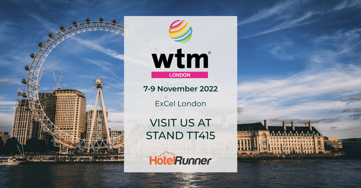 HotelRunner joins WTM London 2022, the crossroads of the travel industry