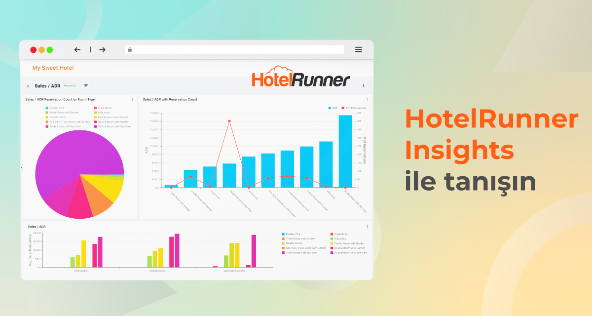HotelRunner, konaklama işletmelerinin verinin gücünden yararlanmalarını sağlayacak Insights ürününü tanıttı