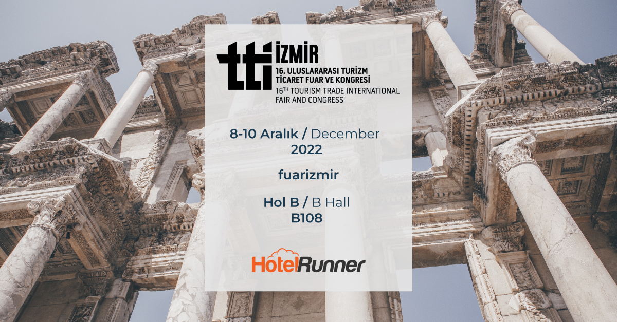 HotelRunner, turizmin kalbinin atacağı Travel Turkey İzmir’e katılıyor