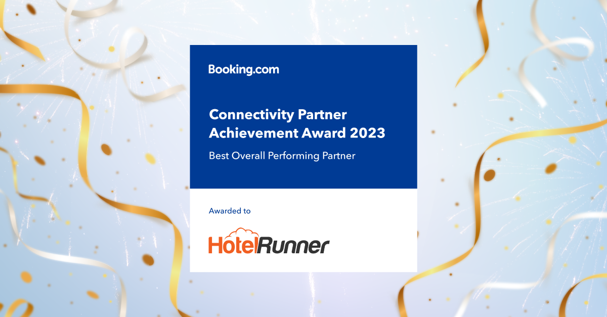 HotelRunner Booking.com'un En İyi Performans Gösteren İş Ortağı Seçildi