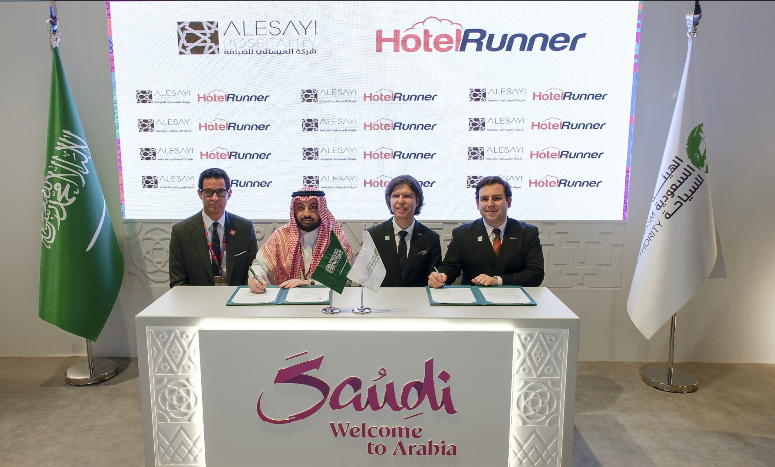 HotelRunner ve Alesayi Hospitality Company Suudi Arabistan'ın 2030 Vizyonuna Güç Katacak Stratejik İş Birliğine İmza Attı