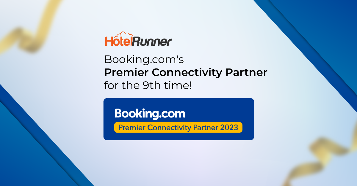 HotelRunner named Booking.com's Premier Connectivity Partner for the 9th time